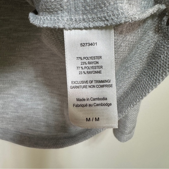 Tommy Bahama | Men’s Gray Embroidered Logo Long Sleeve Crew Neck Shirt - Picture 4 of 8